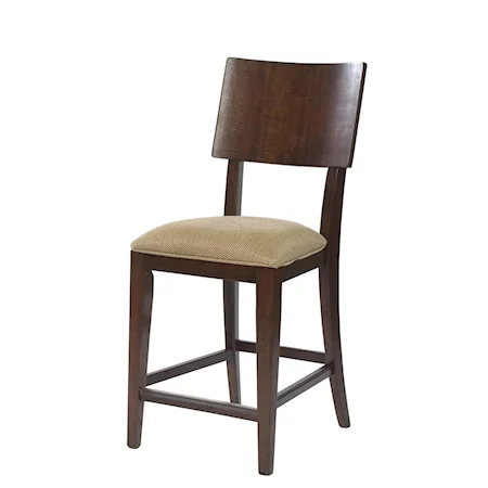 Rectangular Back Pub Chair